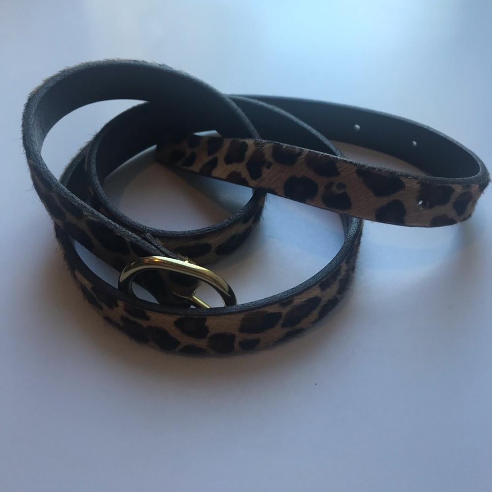 J. Crew Calf’s Hair Belt